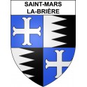 Stickers coat of arms Saint-Mars-la-Brière adhesive sticker