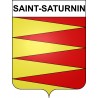 Saint-Saturnin 72 ville sticker blason écusson autocollant adhésif
