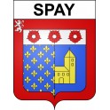 Spay 72 ville sticker blason écusson autocollant adhésif