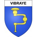 Vibraye 72 ville sticker blason écusson autocollant adhésif