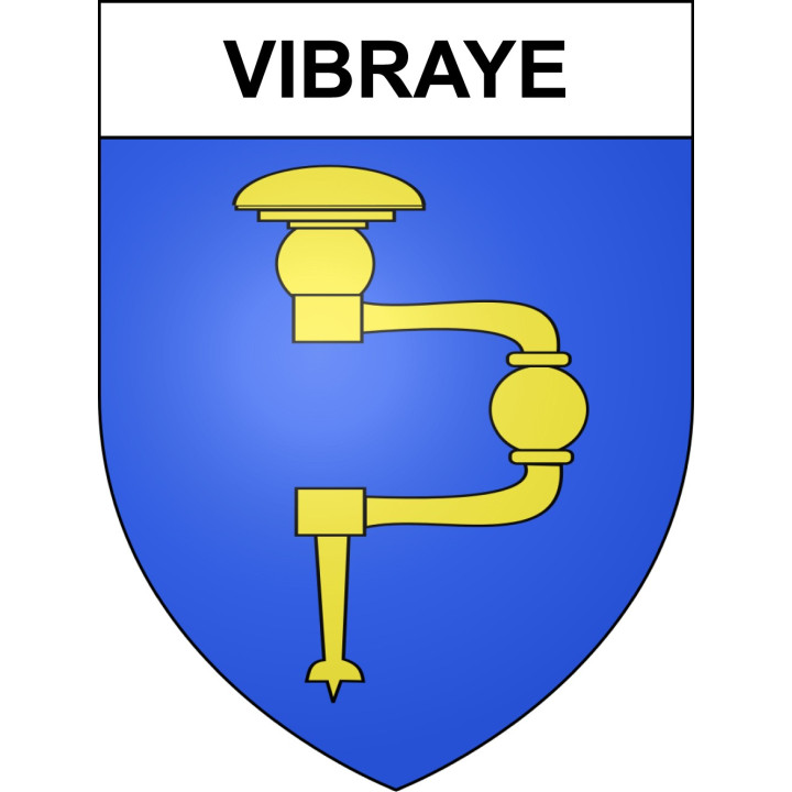 Vibraye Sticker wappen, gelsenkirchen, augsburg, klebender aufkleber