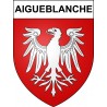 Adesivi stemma Aigueblanche adesivo