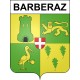 Pegatinas escudo de armas de Barberaz adhesivo de la etiqueta engomada