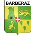 Stickers coat of arms Barberaz adhesive sticker