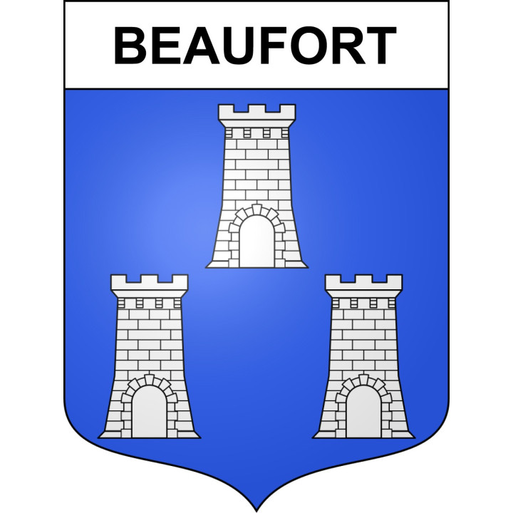 Beaufort Sticker wappen, gelsenkirchen, augsburg, klebender aufkleber