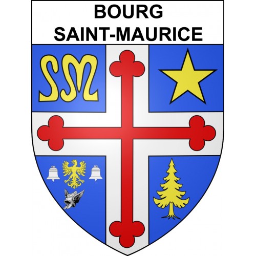 Adesivi stemma Bourg-Saint-Maurice adesivo
