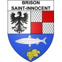 Brison-Saint-Innocent 73 ville sticker blason écusson autocollant adhésif