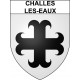 Challes-les-Eaux 73 ville sticker blason écusson autocollant adhésif