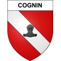 Cognin 73 ville sticker blason écusson autocollant adhésif