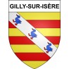 Pegatinas escudo de armas de Gilly-sur-Isère adhesivo de la etiqueta engomada