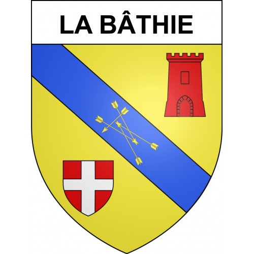 La Bâthie73 ville sticker blason écusson autocollant adhésif
