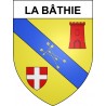 La Bâthie Sticker wappen, gelsenkirchen, augsburg, klebender aufkleber