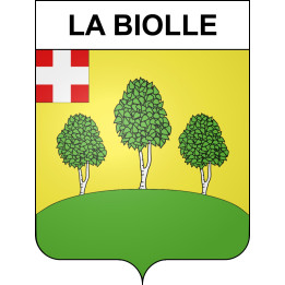 Stickers coat of arms La Biolle adhesive sticker