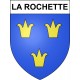 Pegatinas escudo de armas de La Rochette adhesivo de la etiqueta engomada