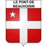 Stickers coat of arms Le Pont-de-Beauvoisin adhesive sticker