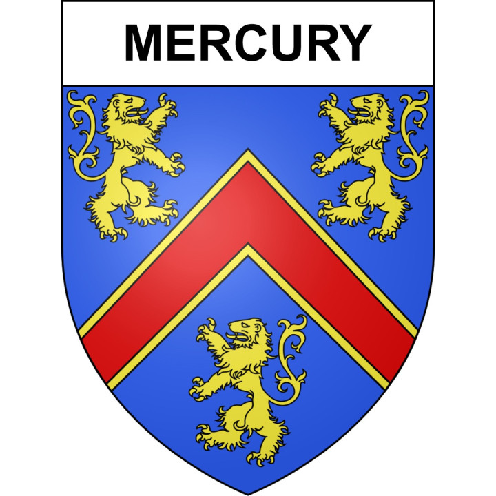 Mercury 73 ville sticker blason écusson autocollant adhésif