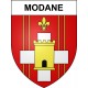 Modane Sticker wappen, gelsenkirchen, augsburg, klebender aufkleber