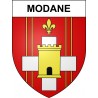 Modane Sticker wappen, gelsenkirchen, augsburg, klebender aufkleber