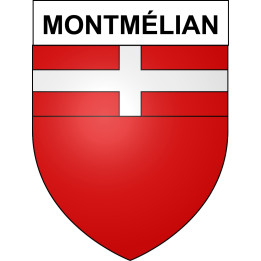 Montmélian 73 ville sticker blason écusson autocollant adhésif