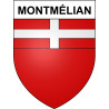 Pegatinas escudo de armas de Montmélian adhesivo de la etiqueta engomada