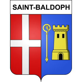 Saint-Baldoph Sticker wappen, gelsenkirchen, augsburg, klebender aufkleber