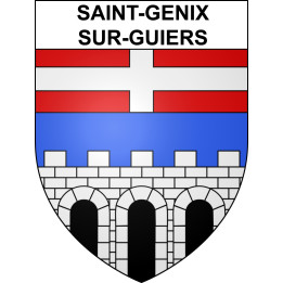Stickers coat of arms Saint-Genix-sur-Guiers adhesive sticker