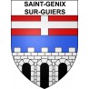 Saint-Genix-sur-Guiers 73 ville sticker blason écusson autocollant adhésif