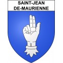 Pegatinas escudo de armas de Saint-Jean-de-Maurienne adhesivo de la etiqueta engomada