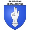 Pegatinas escudo de armas de Saint-Jean-de-Maurienne adhesivo de la etiqueta engomada
