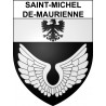 Saint-Michel-de-Maurienne Sticker wappen, gelsenkirchen, augsburg, klebender aufkleber