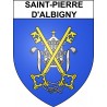 Saint-Pierre-d'Albigny Sticker wappen, gelsenkirchen, augsburg, klebender aufkleber