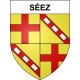 Pegatinas escudo de armas de Séez adhesivo de la etiqueta engomada