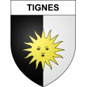 Tignes 73 ville sticker blason écusson autocollant adhésif