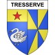 Pegatinas escudo de armas de Tresserve adhesivo de la etiqueta engomada