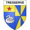 Stickers coat of arms Tresserve adhesive sticker