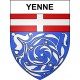 Adesivi stemma Yenne adesivo