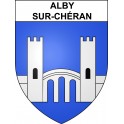 Stickers coat of arms Alby-sur-Chéran adhesive sticker