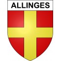 Adesivi stemma Allinges adesivo