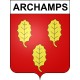 Archamps 74 ville sticker blason écusson autocollant adhésif
