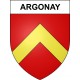 Pegatinas escudo de armas de Argonay adhesivo de la etiqueta engomada
