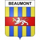 Beaumont 74 ville sticker blason écusson autocollant adhésif