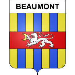 Stickers coat of arms Beaumont adhesive sticker