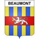 Beaumont 74 ville sticker blason écusson autocollant adhésif