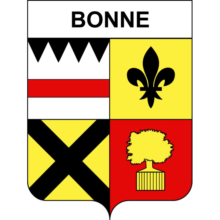 Stickers coat of arms Bonne adhesive sticker