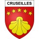 Stickers coat of arms Cruseilles adhesive sticker