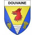 Douvaine 74 ville sticker blason écusson autocollant adhésif