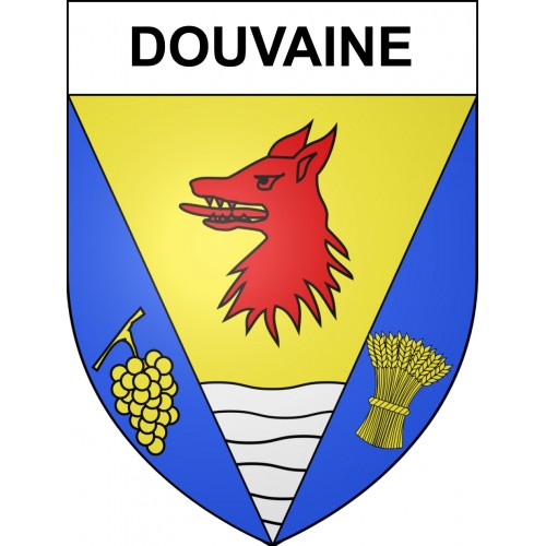 Adesivi stemma Douvaine adesivo