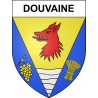 Stickers coat of arms Douvaine adhesive sticker
