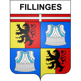 Fillinges Sticker wappen, gelsenkirchen, augsburg, klebender aufkleber