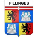 Stickers coat of arms Fillinges adhesive sticker